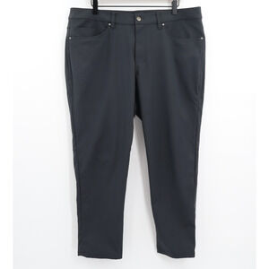 Lululemon Men's ABC Slim Fit Pants 28" Inseam Warpstreme Obsidian Sz 36